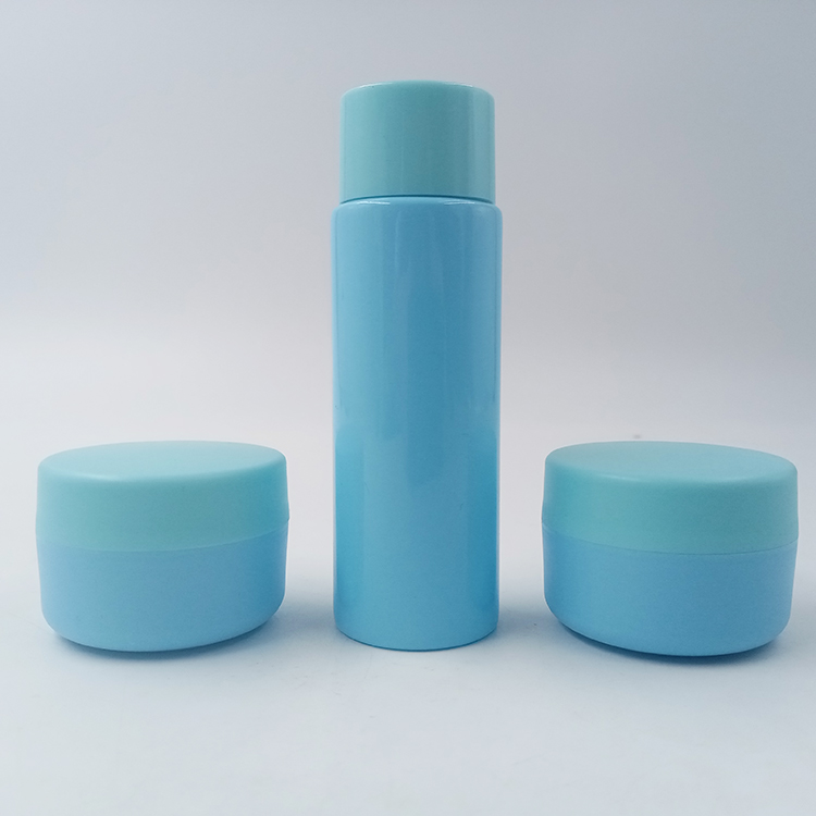 Blue Travel Bottle Set